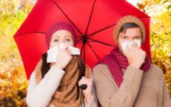 During late fall and winter, you'll still have to manage allergies.