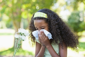 Many of the plants that normally produce pollen in early spring began to produce it later in the season because of the prolonged winter.