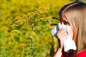 Many parts of the country are still warm, which means lingering ragweed allergies.