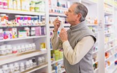Older people suffering from allergies can find relief in allergy shots.