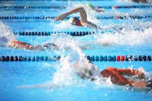 Swimming actually improves your asthma because it builds lung function.
